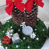 Коледни свещници , снимка 7 - Декорация за дома - 43231870