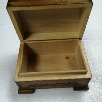 Дървена кутия 10 х 7  h 5.5 см. , снимка 3 - Други стоки за дома - 32328754