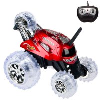Monster Spinner RC превозно средство, захранвано с батерии, червено със светлина, снимка 1 - Коли, камиони, мотори, писти - 43098622
