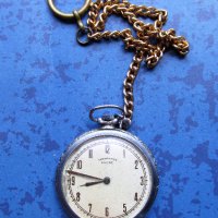 Стар джобен часовник, снимка 2 - Антикварни и старинни предмети - 26393708