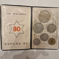 Пълен комплект испански монети 1980 UNC, снимка 1 - Нумизматика и бонистика - 43791939