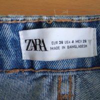 Дамски накъсани дънки ZARA , снимка 4 - Дънки - 37858242