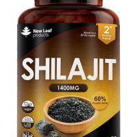 New Leaf хималайска смола Shilajit 1400mg 120 капсули Произведено в Обединеното кралство, снимка 1 - Хранителни добавки - 44052291