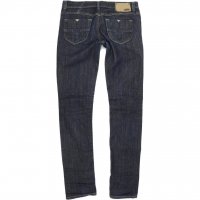 Diesel дамски дънки, 26 размер Livy Women Blue Straight Regular Stretch Jeans , снимка 4 - Дънки - 38591611