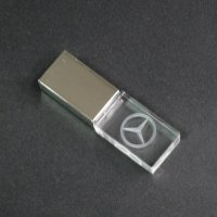 32 гб Светеща флашка Mercedes Benz , Мерцедес, снимка 4 - USB Flash памети - 28829834
