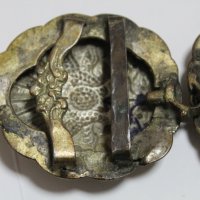 Възрожденски пафти сребро/шивачна позлата , снимка 6 - Антикварни и старинни предмети - 35080964