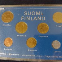 Финландия 1977 - Комплектен сет от 7 монети, снимка 2 - Нумизматика и бонистика - 37786455
