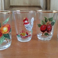 Стъклени чаши чашки , снимка 5 - Антикварни и старинни предмети - 37685635