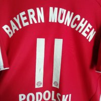 Bayern Munich Podolski Adidas оригинална тениска фланелка Байерн Мюнхен Подолски , снимка 3 - Тениски - 43473427
