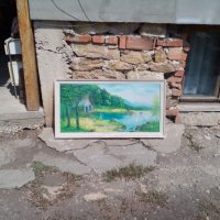 Стара рисувана картина #2, снимка 1 - Антикварни и старинни предмети - 26993616