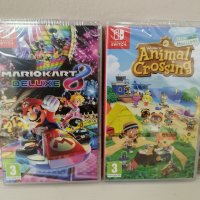 [NINTENDO Switch] НАЙ-ДОБРА Цена! НОВИ Mario Kart 8 / Animal Crossing, снимка 1 - Игри за Nintendo - 43326986