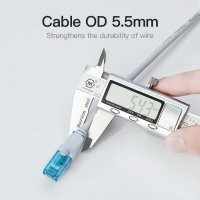 LAN Кабел UTP Cat5e Patch Cable - 1.5M Blue - Vention, снимка 8 - Кабели и адаптери - 43204759