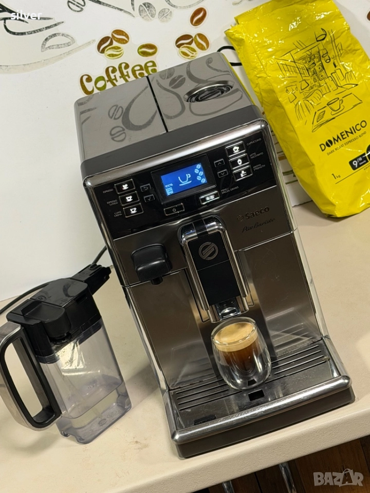 Кафемашина кафе автомат Saeco PicoBarista с гаранция, снимка 1