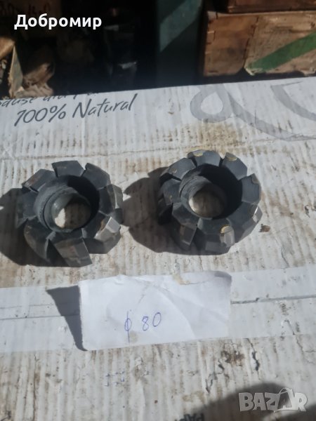 Дорникови фрези със запоени пластини ф63  ф80, снимка 1