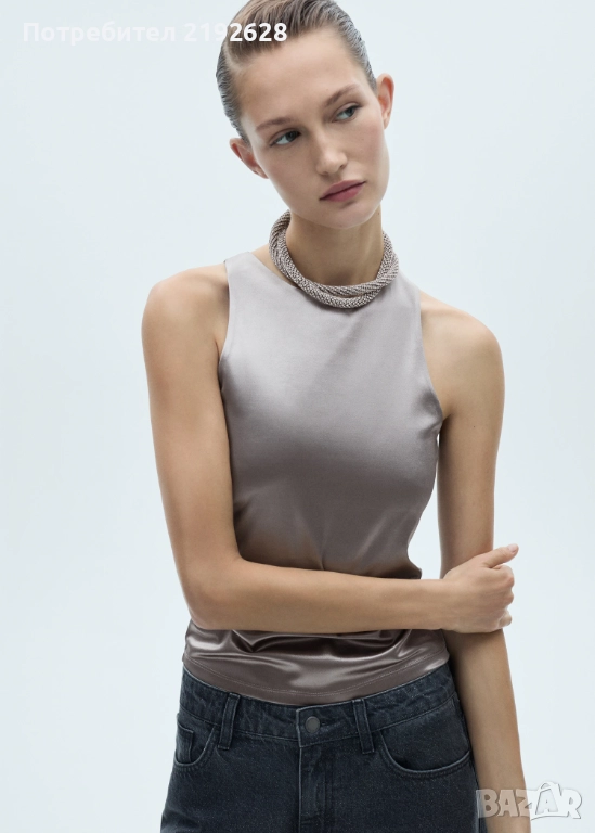Дамски елегантен топ MANGO, снимка 1