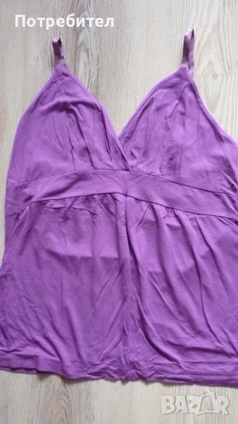 Дамски памучен топ S-М, снимка 1