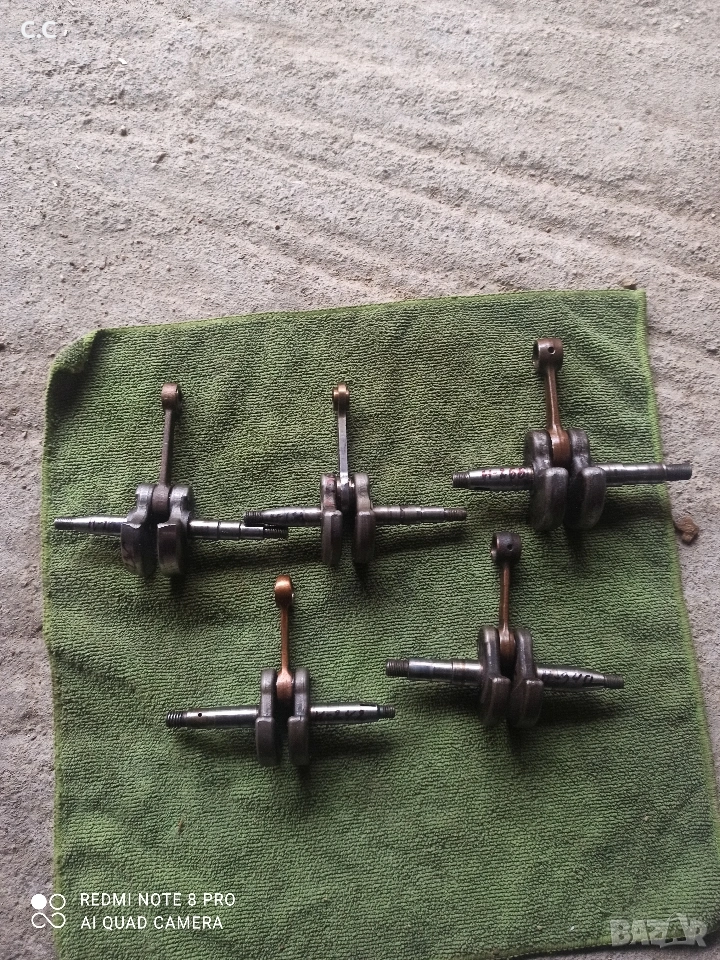 Употребявани колянови валове за моторни триони хускварна266,340,242,236,137.По договаряне., снимка 1