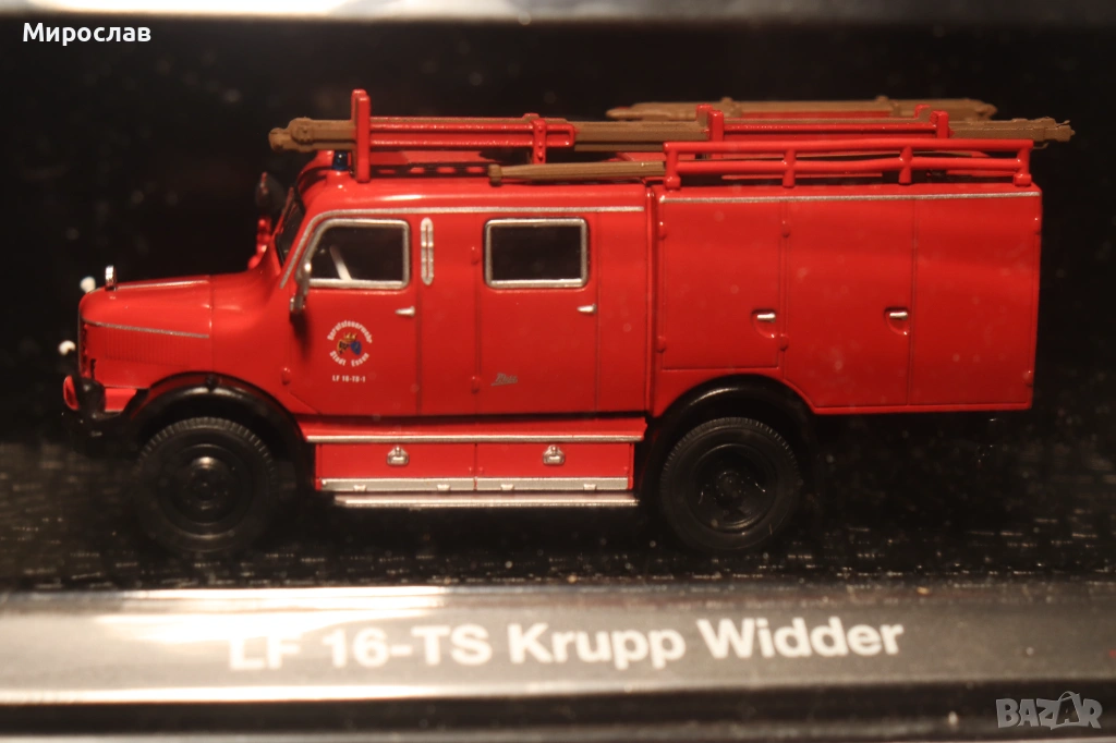 1/72??? KRUPP WIDDER ПОЖАРНА КАМИОН КОЛИЧКА МОДЕЛ, снимка 1