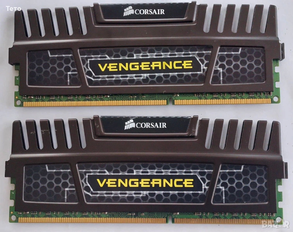 RAM Corsair VENGEANCE 8GB (2x4GB) DDR3 1600MHz, снимка 1