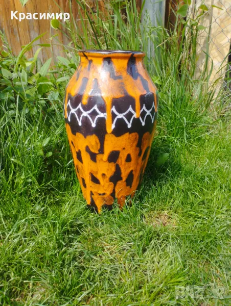 Винтидж западногерманска ваза. , снимка 1