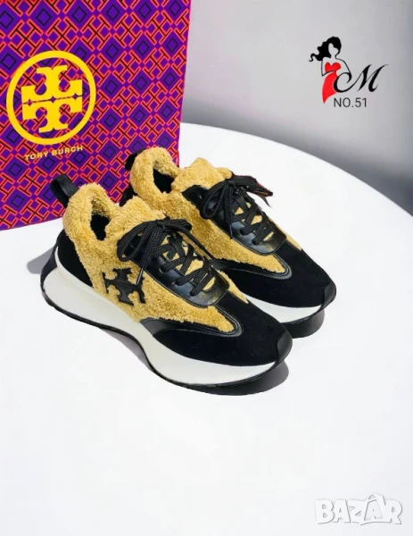 дамски маратонки tory burch от естествена кожа, снимка 1