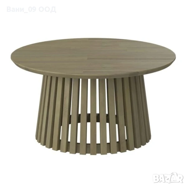 Кръгла ниска градинска масичка , снимка 1