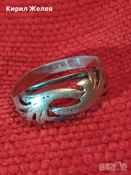 СТАР СРЕБЪРЕН ПРЪСТЕН СРЕБРО 925 ДАМСКИ 6759, снимка 1
