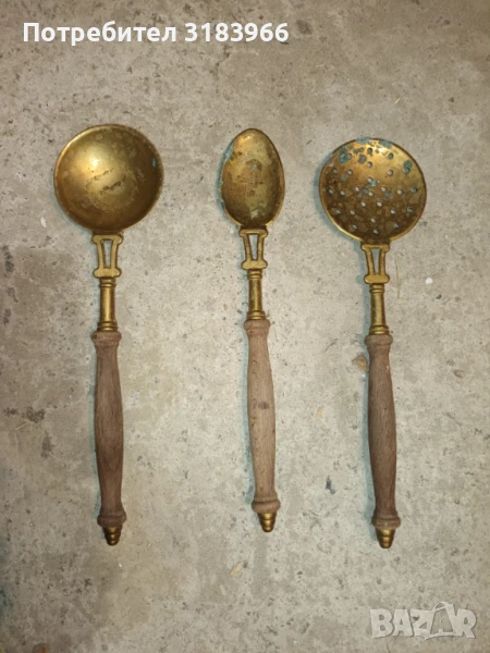 прибори за готвене от месинг, снимка 1
