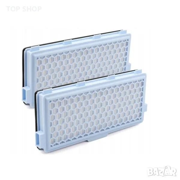 Комплект от 3 филтъра за прахосмукачка, Luka, Съвместим с Miele SF-HA 50, Син/Черен, снимка 1