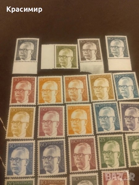 Пощенски марки ГФР . MNH , снимка 1