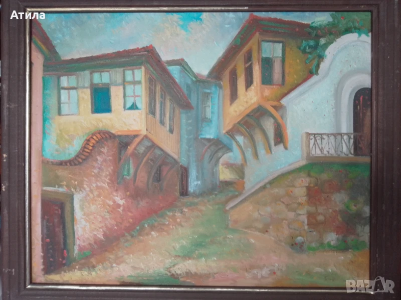 картина Пловдив 61/51 см, снимка 1