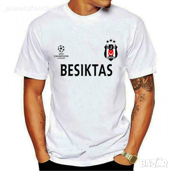 Футболна тениска на BESIKTAS Шампионска Лига!Фен Tениска на Бешикташ с име и номер!, снимка 1