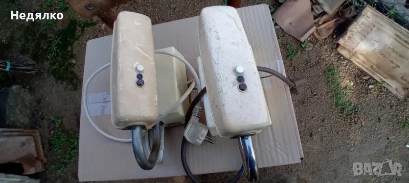 2бр винтидж немски настолни лампи Waldmann, снимка 1