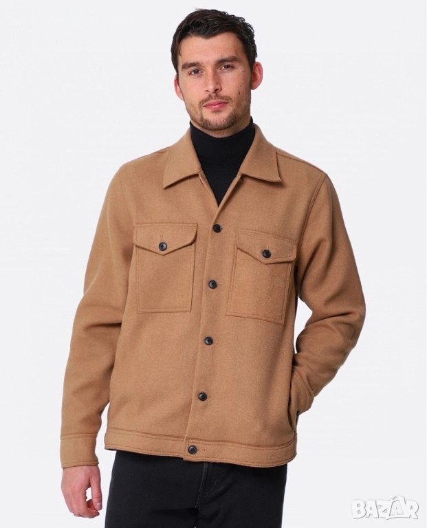 BOSS Lom_1 Wool Overshirt L, снимка 1