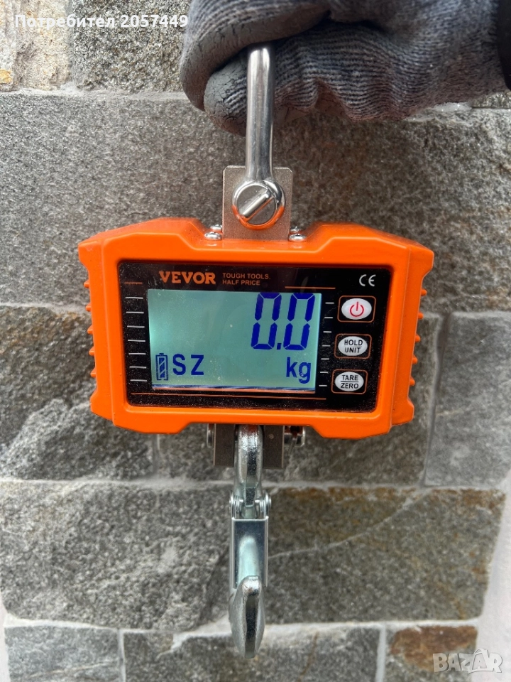 Кранова везна/електронен кантар с кука и дистанционно, снимка 1