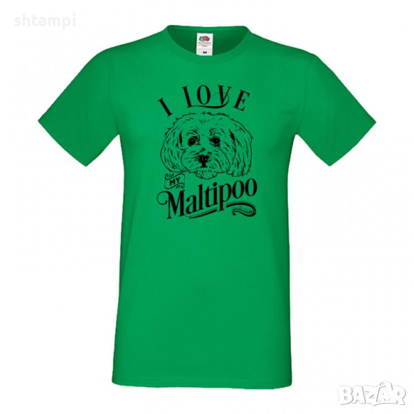 Мъжка тениска I Love My Maltipoo Dog,Куче, животно,подарък,изненада, снимка 1