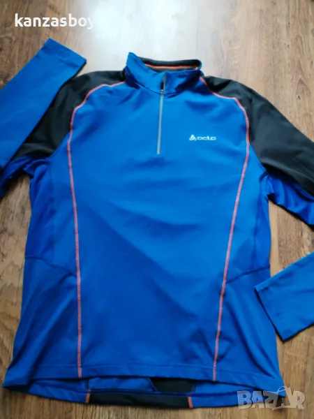 Odlo Half-Zip Long-Sleeve - мъжка ръннинг блуза КАТО НОВА ХЛ, снимка 1