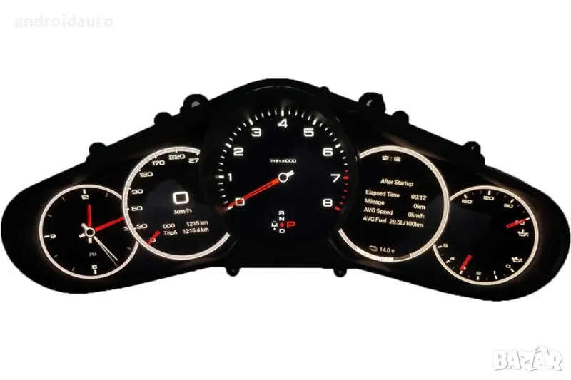 Дигитален километраж LCD 12.3" Porsche 911 (2013-2019) LINUX SYSTEM, снимка 1