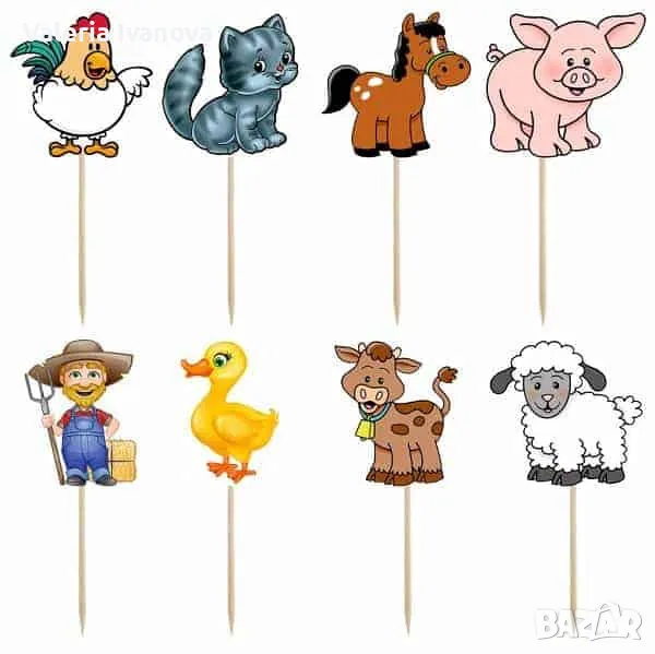 Комплект топери Ферма, 8 броя 99991, снимка 1