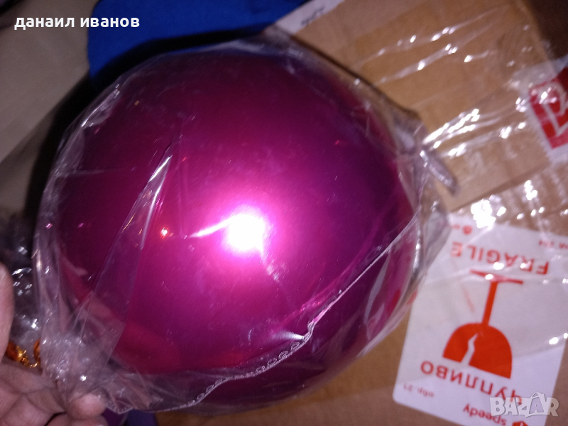 висяща топка орнамент 23 см., снимка 1