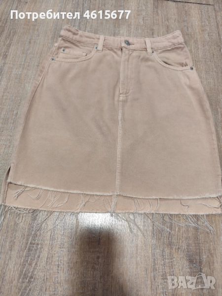 дънкова поличка на H&M, снимка 1