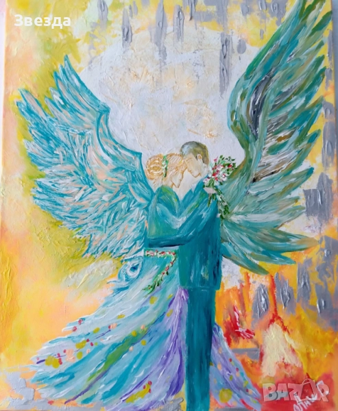  "Докосване от вечността" - картина, снимка 1