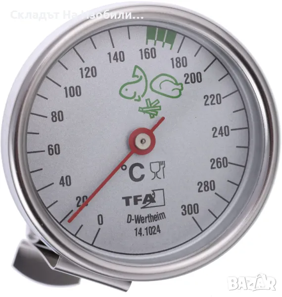 Готварски термометър за измерване на температурата на мазнината продуктите  при готвене, снимка 1