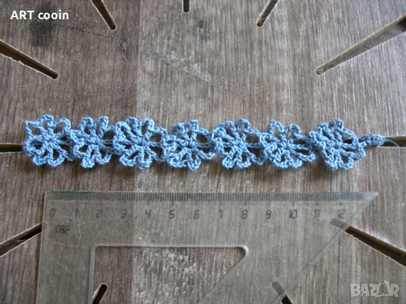 Гривна плетена на една кука -уникат модел 10, снимка 1