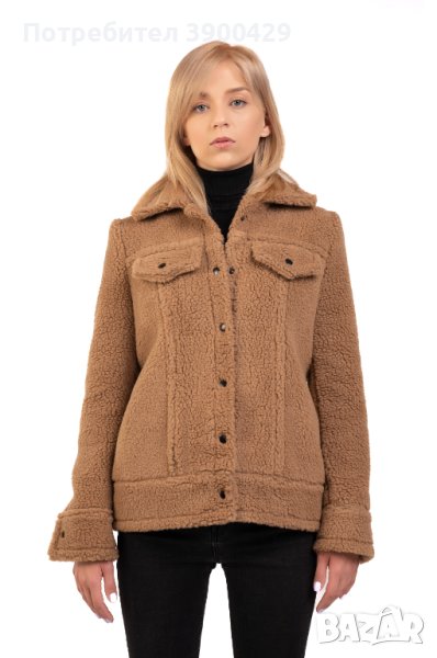 Дамско Късо Яке London - Камел, снимка 1