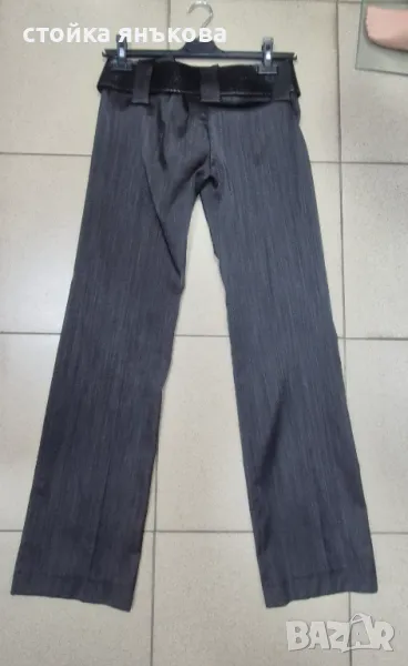 Продавам черен дамски сатенен панталон., снимка 1