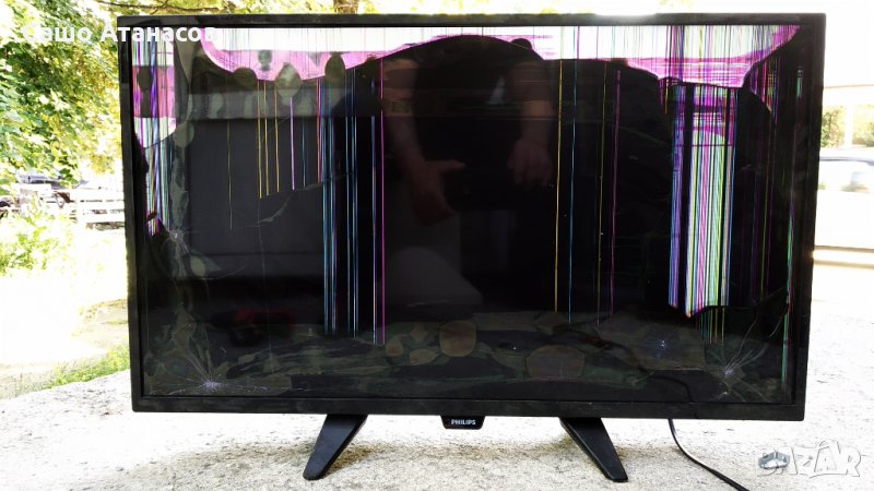 PHILIPS 32PHT4101/12 със счупена матрица , 715G7734 , 715G6947-M02-000-004Y , 6870C-0442B, снимка 1