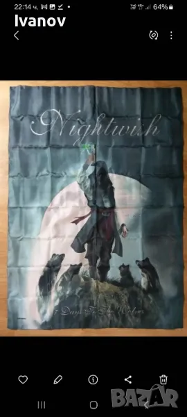 NIGHTWISH ново оригинално знаме размер 75 см/110 см, снимка 1