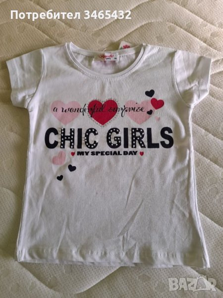 Нови детски тениски за момиче, снимка 1