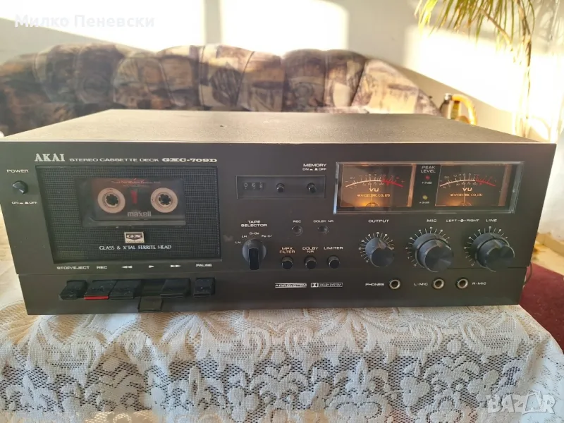 ,AKAI  GXC÷ 709 D STEREO CASSETTE DECK MADE IN JAPAN , снимка 1